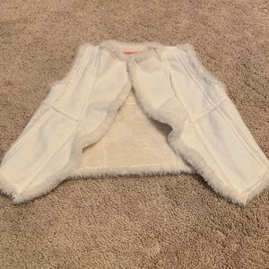 Faux fur vest